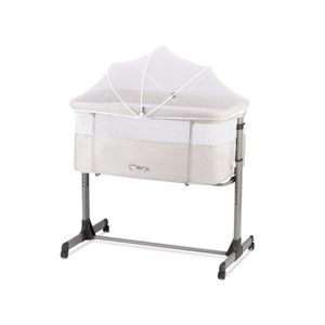 Patut Co-sleeper MoMi Revo Light Grey imagine