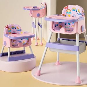 Scaun de masa transformabil 2in1 Little Mom Jungle Pink imagine