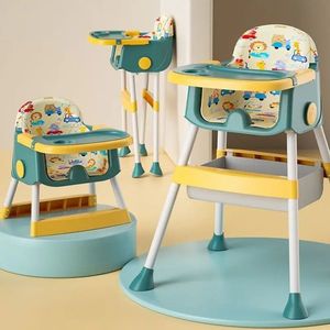 Scaun de masa transformabil 2in1 Little Mom Jungle Green imagine