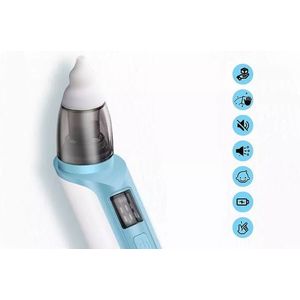 Aspirator nazal cu 6 trepte de aspirare si incarcare USB 500mAh Blue imagine