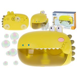 Jucarie pentru baie generator de spuma Yellow Crocodile imagine