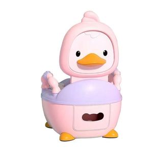 Olita educationala cu manere Little Mom Duck Pink imagine