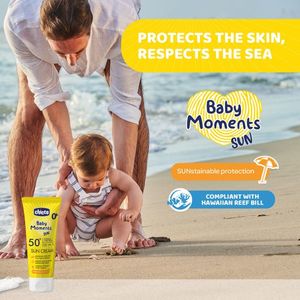 Crema protectie solara Chicco Baby Moments SPF 50+ 75 ml 0 luni+ imagine