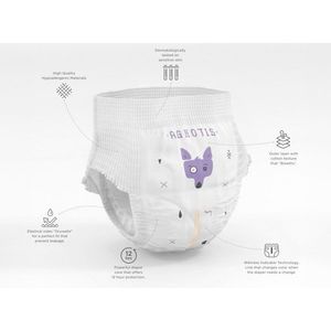 Scutece tip chilotel hipoalergenice Agnotis pants marime 6, 17+ kg 34 bucati imagine