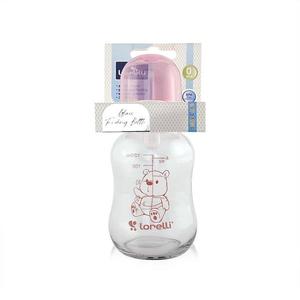 Biberon din sticla 120 ml Pink imagine