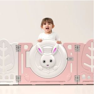 Gardulet loc de joaca Nichiduta 200x155 cm Bunny Pink imagine