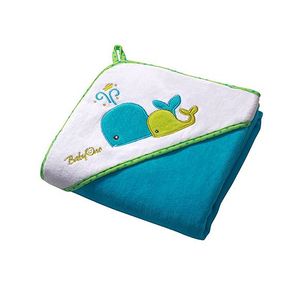 Prosop de baie cu gluga 100x100 cm Baby Ono Hooded Towel Blue imagine