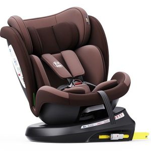 Scaun auto Tweety Plus Deluxe Buf Boof i-size rotativ 360 cu isofix 40-150 cm coffee imagine