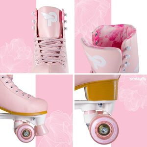 Patine cu rotile ajustabile Prettyfly marime 35-38 Pink imagine