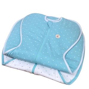 Set 2 saci de dormit nou-nascut Swaddle First Sleep Calm Star Calm Light 1 tog imagine