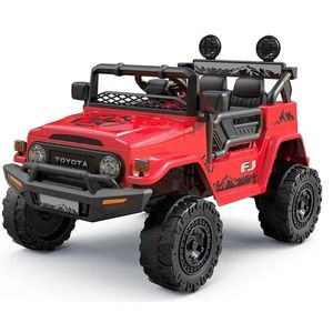 Masinuta electrica cu telecomanda Toyota FJ Cruiser Red 70W imagine