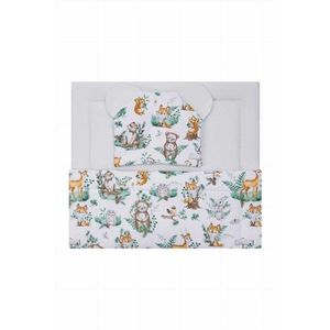 Set 2 piese Qmini pentru patut carucior si cosulet Forest Animals imagine