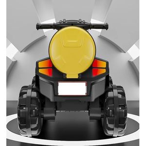 Atv electric cu scaun din piele si lumini Nichiduta Race Yellow imagine