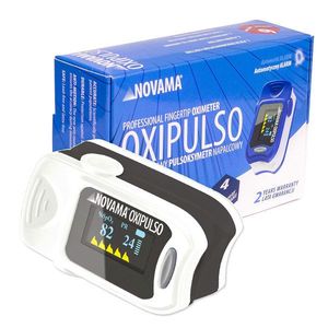 Pulsoximetru Novama Oxipulso display Oled oprire automata alb negru imagine