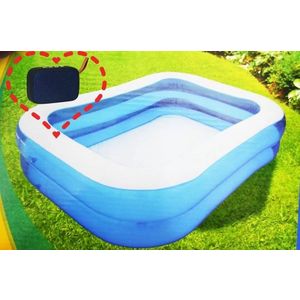 Set piscina de familie 200x100 cm cu 2 inele + boxa portabila Tablepro MG2 imagine