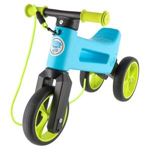 Bicicleta fara pedale 3 in 1 Funny Wheels Rider Yetti Superpack BlueLime imagine