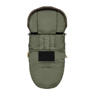 Sac de dormit impermeabil de iarna din plus cu umplutura fleece pentru carucior 105x48cm Khaki imagine