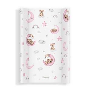 Saltea de infasat bebe cu intaritura 70x47, 5 C008 Heaven world Pink imagine