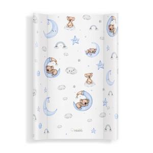 Saltea de infasat bebe cu intaritura 70x47, 5 C009 Heaven world Blue imagine