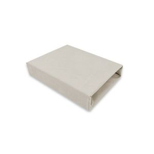 Cearceaf cu elastic Qmini pentru patut co-sleeper Theo 85x46 cm din bumbac Beige imagine