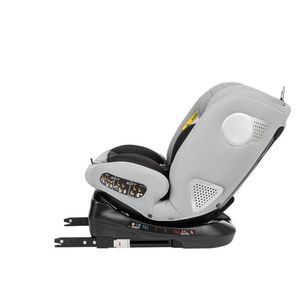 Scaun auto cu isofix KikkaBoo 40-150 cm i-Moove i-SIZE Light Grey imagine