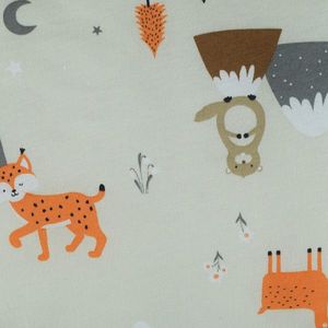 Sac de dormit cu picioruse si talpa antiderapanta Mountain Animals 110 cm + manseta 1.0 Tog imagine