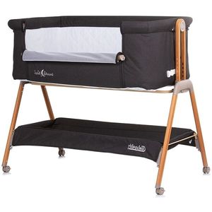 Patut co-sleeper Chipolino Sweet Dreams graphite wood imagine