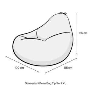 Fotoliu Puf Bean Bag tip Para XL Marasusa imagine