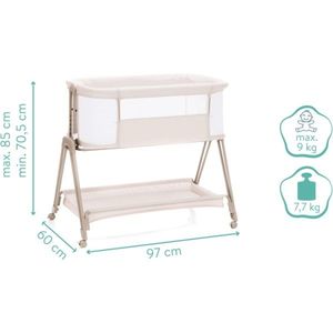 Patut co-sleeper Fillikid Dream crem imagine