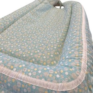 Baby Nest Bubble Blue culcus bebelus pentru dormit reversibil multifunctional 100 x 60 cm imagine