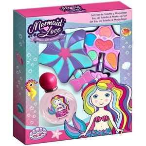 Set apa de parfum si accesorii machiaj copii Mermaid Love Lorenay imagine