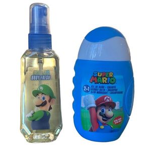 Set de baie Super Mario cu gel de dus si apa de toaleta imagine