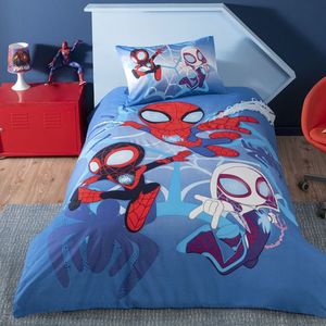 Lenjerie de pat Tac 3 piese Disney Spidey and Friends imagine