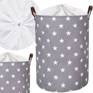 Cos pliabil Sipo pentru jucarii si rufe 35x42 cm bumbac 43l Stars imagine