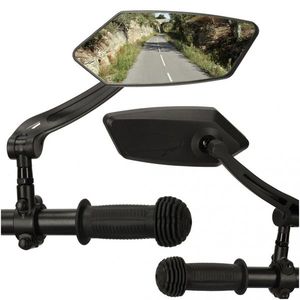 Set 2 oglinzi retrovizoare de ghidaj pentru biciclete cu rotire 360 grade imagine