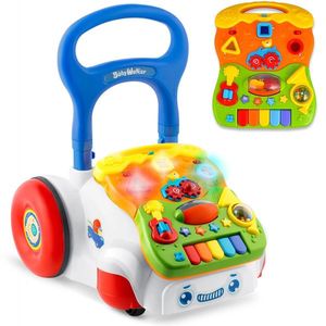 Antepremergator educational 2in1 Ricokids Walker Car Alb imagine