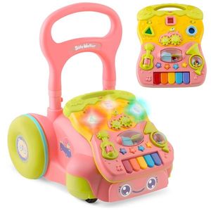 Antepremergator educational 2in1 Ricokids Walker Car Roz imagine