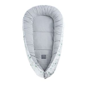 Babynest din bumbac Floo for Baby Classic Eucaliptus Gray imagine