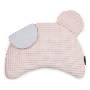 Set saculet si pernuta pentru carucior Floo for Baby Waffle Ursulet roz imagine