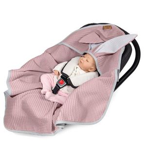 Paturica de vara pentru scaun auto sau carucior Floo for Baby Iepuras Blueberry imagine