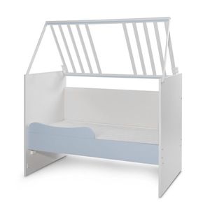 Patut modular multifunctional 5 configurari diferite 190 x 72 cm Multi White Baby Blue imagine