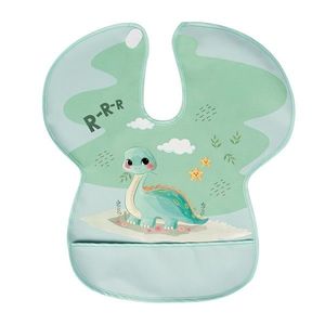 Baveta impermeabila cu protectii pentru umeri Baby Dinosaur imagine