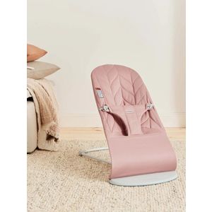 Balansoar BabyBjorn Bliss Dusty Pink din tesatura matlasata cu aspect delicat de petala imagine