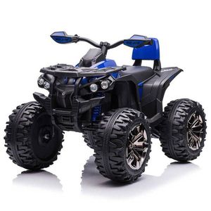 ATV electric 4 x 4 QLS-3288 pentru copii albastru imagine