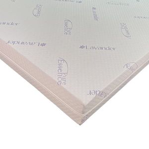 Saltea de pat Ortopedica Latex Gel 90x200 reversibila 7 zone si husa lavanda Rebel Teenage imagine