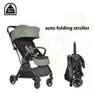 Carucior sport cu pliere compacta autofold Cangaroo pana la 22kg Easy Fold Green imagine