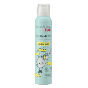 Spuma de dus pentru copii Gerovital Kids Vanilla Puffs 200 ml imagine