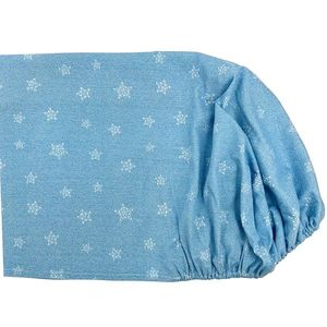 Cearceaf din jersey Stars in your eyes Blue cu elastic 60x120 cm imagine