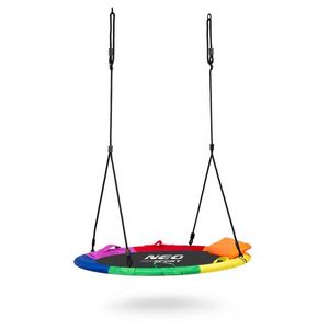 Leagan tip cuib pentru copii XXL 95 cm 150 kg Neo-Sport Multicolor imagine