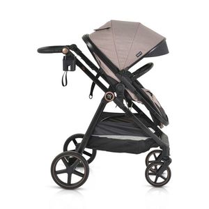 Carucior transformabil 2in1 Moni cu accesorii incluse Tokyo Beige pana la 22 kg imagine